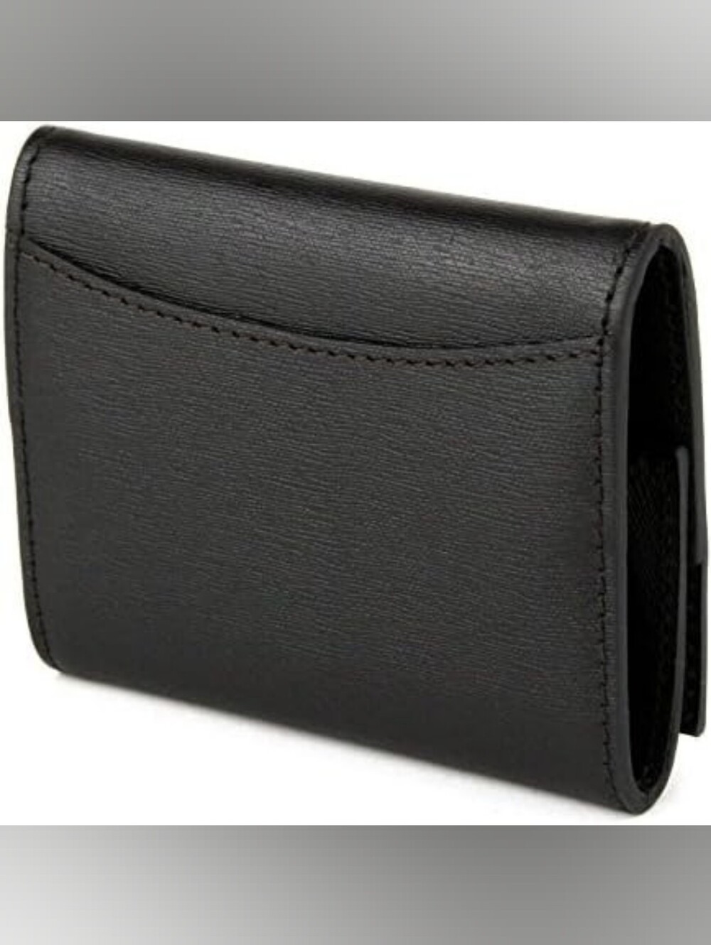Dunhill Black Leather Coin Purse w/ Branded Box EUC - Picture 3 of 8